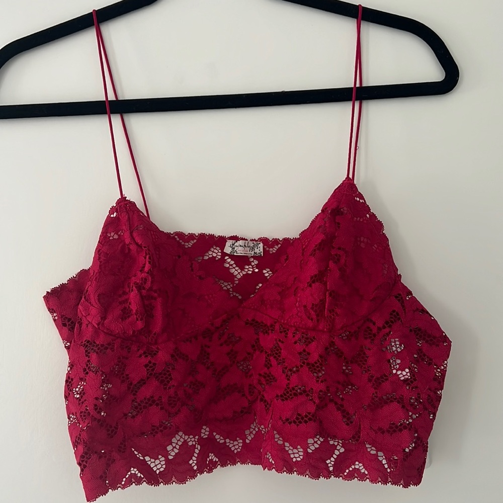 Free People Lace Top